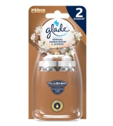 Glade Sense & Spray Ricariche per Diffusore Elettrico Sandalo e Gelsomino 2x18 ML