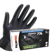 Guanti Nitrile Neri Hi Grip premium 774 nitrile Icoguanti da 50 Pezzi