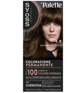 Palette Colorazione Permanente Con Cheratina 4_8 Castano Cioccolato