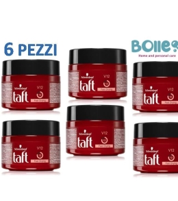 6 PEZZI Taft Gel V12 vaso 250 ml styling gel