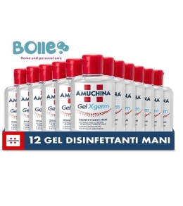 Amuchina GEL XGERM disinfettante Mani 12 Flaconi da 80 ml