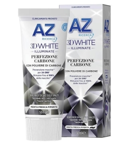 AZ 3D White Dentifricio Sbiancante Illuminate Perfezione Carbone 50 ML
