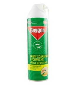 Baygon Verde Extra Precision Spray Scarafaggi e Formiche 400 ML