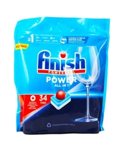 Finish Lemon powerball All in One 34 tabs Lavastoviglie