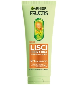 Garnier Fructis Shampoo Lisci Cheratina 200 ML