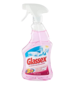 Glassex Detergente Spray Vetri e Multiuso con Aceto e Asciuga Rapido 500 ML