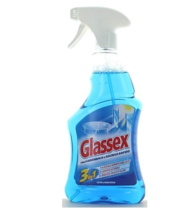 Glassex Detergente Spray Vetri e Multiuso con Ammoniaca e Asciuga Rapido 500 ML