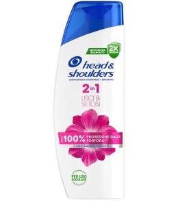 Head&Shoulders Antiforfora Shampoo+Balsamo Lisci & Setosi 250 ML