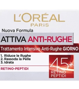 L'oreal Attiva Anti-Rughe Intensivo 45+ 50 ML