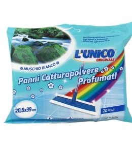 L'Unico Originale Catturapolvere 20 Panni Muschio Bianco