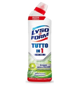 Lysoform Wc Gel Candeggina Tutto in 1 Lime 750 ML