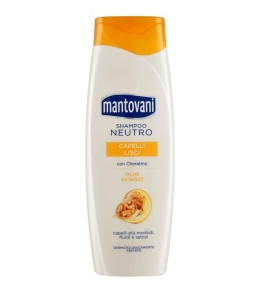 Mantovani Shampoo Capelli Lisci Con Olio Di Noci 400 ML