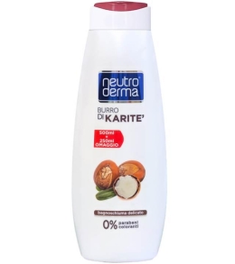 Neutro Derma Bagnoschiuma Delicato Burro di Karité 750 ML