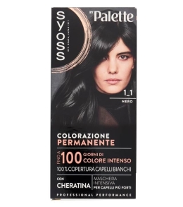 Palette Colorazione Permanente Con Cheratina 1-1 Nero