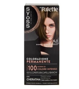 Palette Colorazione Permanente Con Cheratina 6_1 Biondo Scuro Naturale