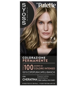 Palette Colorazione Permanente Con Cheratina 7.6 Biondo Beige