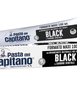 Pasta del Capitano Dentifricio Black al Carbone Vegetale 100 ML