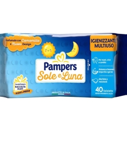 Pampers Salviettine Sole e Luna detergenti x 40 pezzi