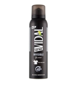 Vidal Deodorante Spray Men Invisible 150 ML