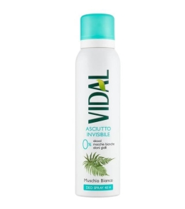 Vidal Deodorante Spray Muschio Bianco 150 ML