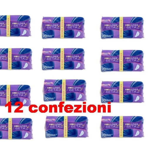 Immagine 1 di 240 Lines Seta Ultra con ali assorbenti paccorisparmio