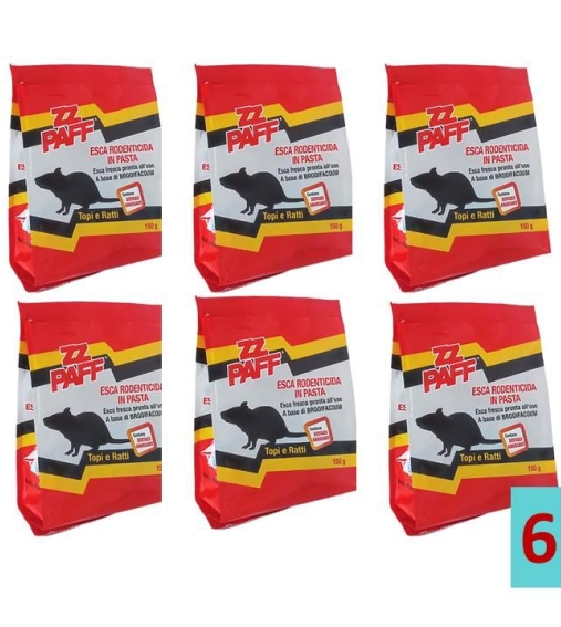 Immagine 0 di 6 Pezzi Zz Paff Esca Per Topi In Pasta 150 GR