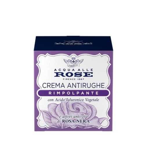 Immagine 0 di Acqua Alle Rose Crema Antirughe Rimpolpante con Acido laluronico Vegetale 50 ML