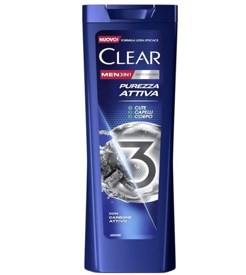 Immagine 0 di Clear Men 3in1 Shampoo Antiforfora Purezza Attiva 225 ML