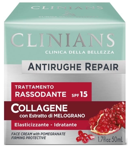 Immagine 1 di Clinians Antirughe Repair Rassodante SPF15 Collagene Melograno 50 ML