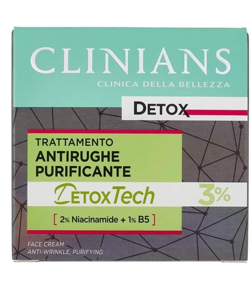 Immagine 0 di Clinians Crema Viso Antirughe Detox 50 ML