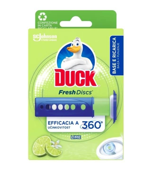 Immagine 1 di Duck Fresh Discs Base + Ricarica Lime