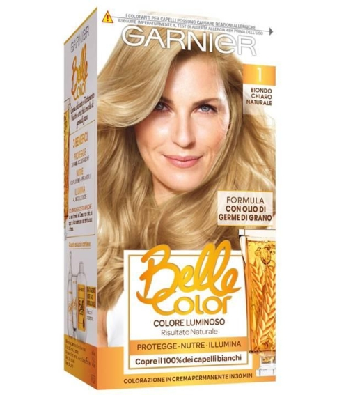 Immagine 1 di Garnier Belle Color Colore Capelli 1 Biondo Chiaro Naturale