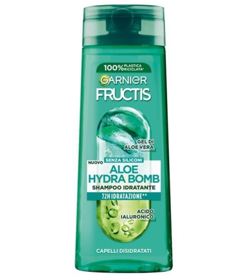 Immagine 2 di Garnier Fructis Aloe Hydra Bomb Shampoo Idratante Capelli Disidratati 250 ML