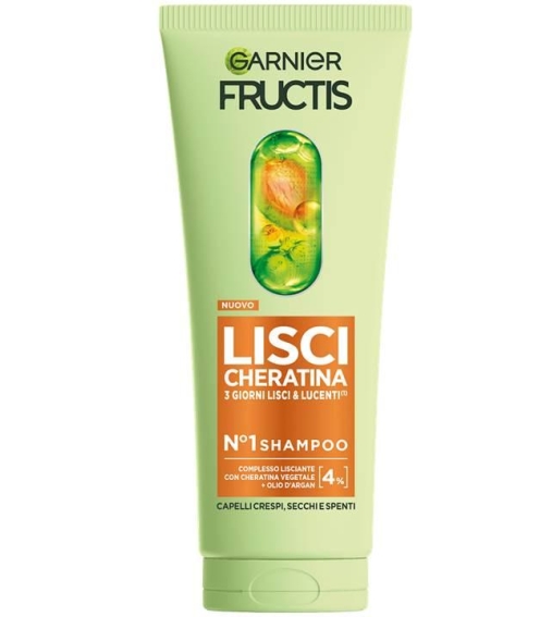 Immagine 1 di Garnier Fructis Shampoo Lisci Cheratina 200 ML
