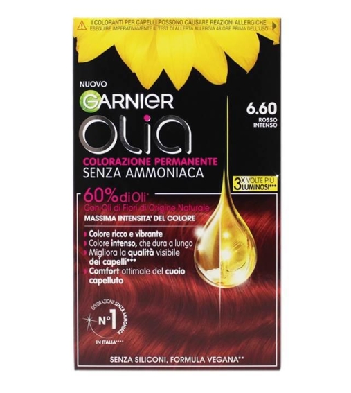 Immagine 1 di Garnier Olia Colore Capelli Senza Ammoniaca 6.60 Rosso Intenso