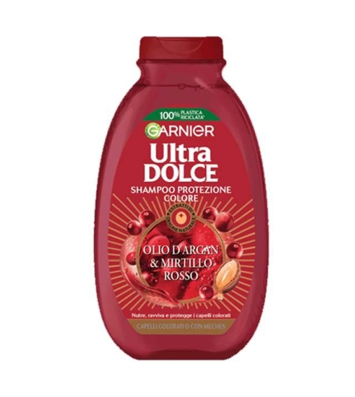 Immagine 1 di Garnier Ultra Dolce Shampoo Olio D' Argan E Mirtillo Rosso 300 ML