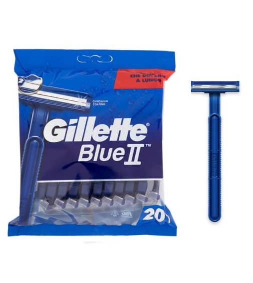 Immagine 0 di Gillette Blu II Rasoi Radi e Getta conf. da 20 pezzi