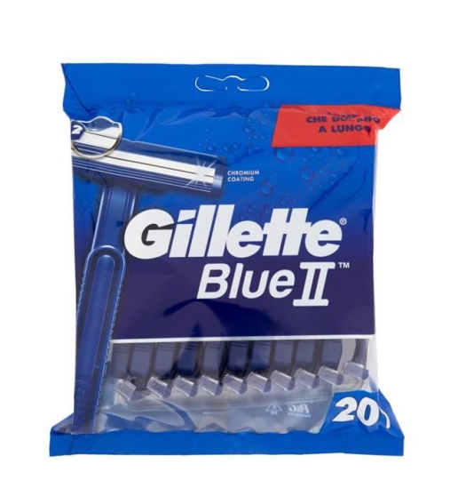 Immagine 1 di Gillette Blu II Rasoi Radi e Getta conf. da 20 pezzi