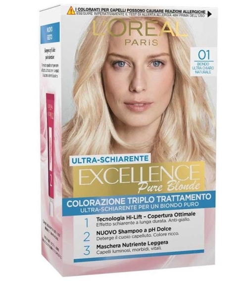 Immagine 0 di L`Oréal Paris Excellence Creme Colore Capelli 01 Biondo Ultra Chiaro Naturale