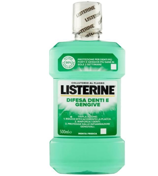 Immagine 0 di Listerine Collutorio Al Fluoro Difesa Denti e Gengive 500 ML