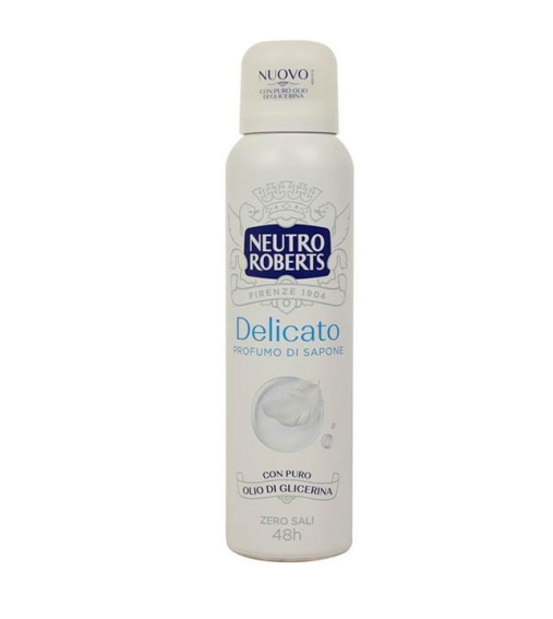Immagine 0 di Neutro Roberts Deodorante Spray Delicato Profumo Di Sapone 150 ML