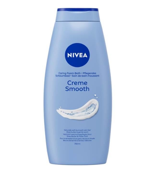 Immagine 0 di Nivea Creme Smooth Bagnoschiuma Cremoso Nutriente – Pelle Morbida – 750 ML
