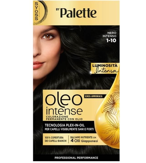 Immagine 0 di Palette Oleo Intense Senza Ammoniaca Colore Permanente Con Olio 1-10 Nero Intenso