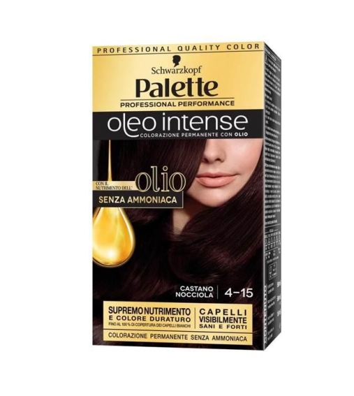 Immagine 0 di Palette Oleo Intense Senza Ammoniaca Colore Permanente Con Olio 4-15 Castano Nocciola