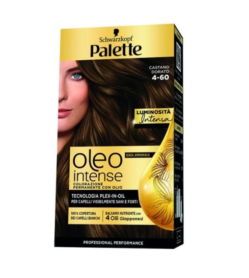 Immagine 0 di Palette Oleo Intense Senza Ammoniaca Colore Permanente Con Olio 4-60 Castano Dorato