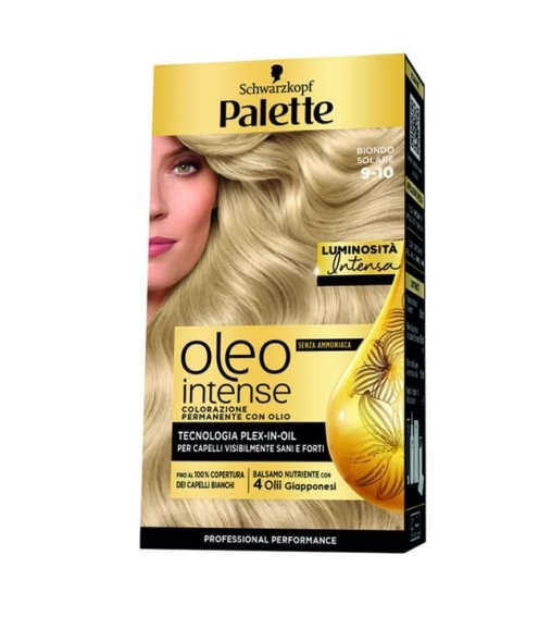 Immagine 1 di Palette Oleo Intense Senza Ammoniaca Colore Permanente Con Olio 9-10 Biondo Solare
