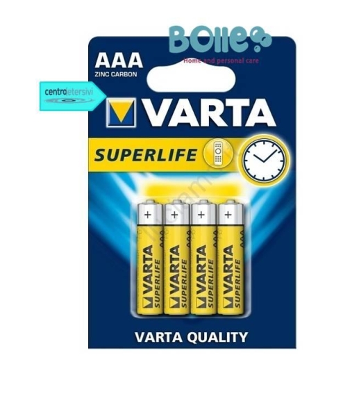 Immagine 0 di pile ministilo varta zinc-carbon AA alkaline da 4 pezzi