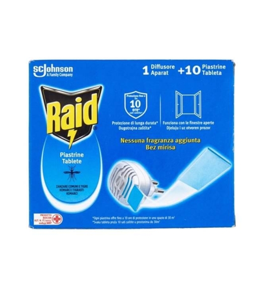 Immagine 1 di Raid Antizanzare Elettrico Base + 10 Piastrine