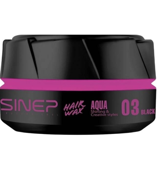 Immagine 1 di Sinep Professional 03 Hair Wax Black – Cera Modellante Effetto Nero 150 ML