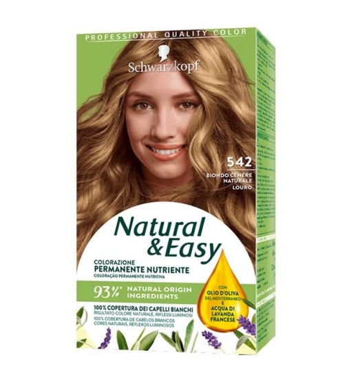 Immagine 0 di Schwarzkopf Natural & Easy Colore Capelli 542 Biondo Cenere Naturale